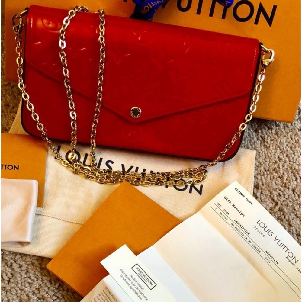 🌺🌺LIKE NEW/ JUST CARRIED ONCE🌺LOUIS  VUITTON FÉLICIE HANDBAG🌺